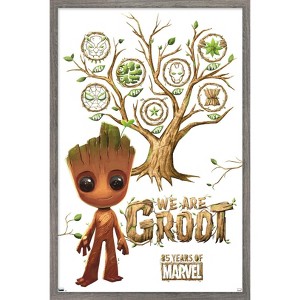 Trends International Marvel We Are Groot - Tree Framed Wall Poster Prints - 1 of 4