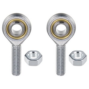 Unique Bargains Self-Lubricating Thread Steel Joint Jam Nuts Rod End Bearing - 1 of 4