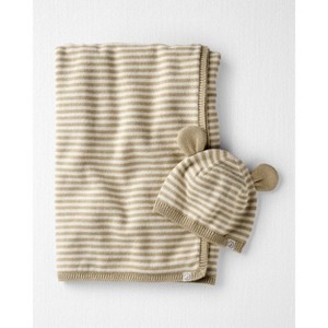 Little Planet by carter's Hat and Blanket 2pc Set - 0-3months - Neutral - 1 of 3