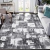 Washable Modern Abstract Living Room Bedroom Area Rugs, Geometric Print Large Throw Carpet for Dining Room - 3 of 4