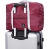 Hachikiko Foldable Travel Duffel Bag,Water Resistant Weekender Overnight Gym Bag - 3 of 4