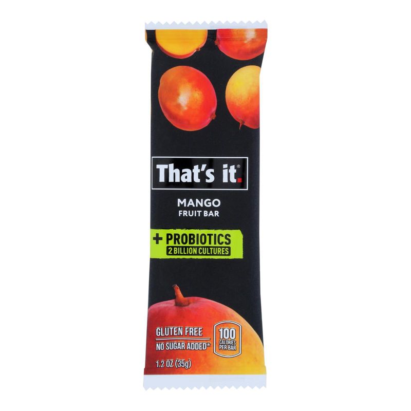 That's It Mango Probiotic Fruit Bar - 12 bars, 1.2 oz, 2 of 5