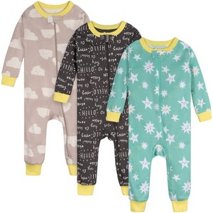 Onesies Brand Baby Neutral 3-Pack Footless Unionsuits - 1 of 4
