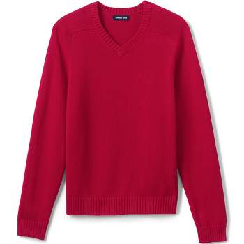 School Uniform Young Men's Cotton Modal V-neck Sweater