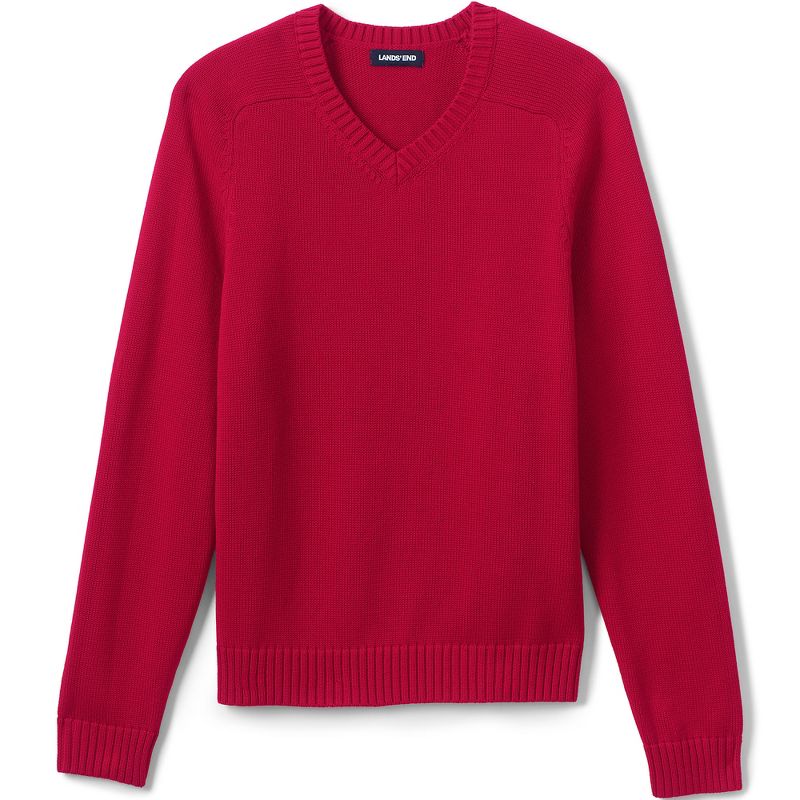 School Uniform Young Men's Cotton Modal V-neck Sweater, 1 of 3