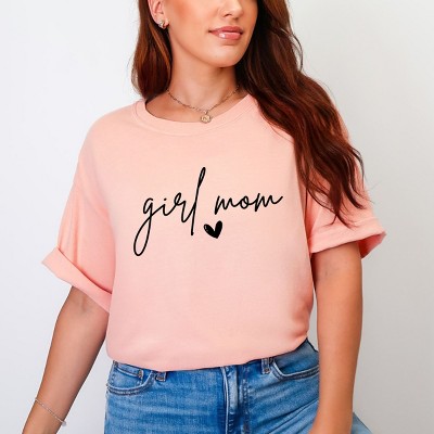 Simply Sage Market Girl Mom Cursive Heart Garment Dyed Tee