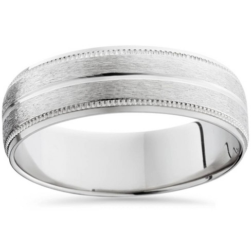 Palladium Men's Classic comfort-fit Wedding Band, 6mm