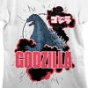 Godzilla Classic Comic Style Character Crew Neck Short Sleeve Women's White T-shirt - image 2 of 2