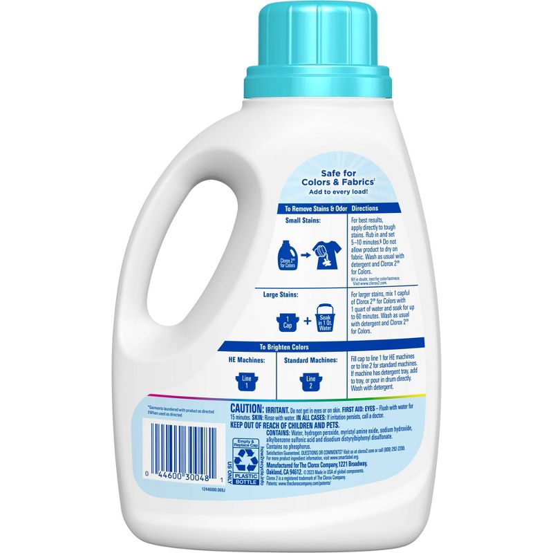 Clorox 2 for Colors - Free &#38; Clear Stain Remover and Color Brightener - 66oz, 5 of 13