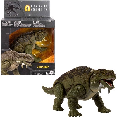 Jurassic World Hammond Collection Scutosaurus Dinosaur Action Figure with 14 Articulations