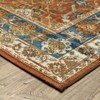 Oriental Weavers Naples 1204X Rust / Blue Indoor /Outdoor Area Rug - 9'10" x 12'10" - 3 of 4