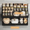 2-Size Adjustable No-Drill Pull-Out Cabinet Organizer, Heavy-Duty Carbon Steel Kitchen Storage Basket for Spices & Bottles - 4 of 4
