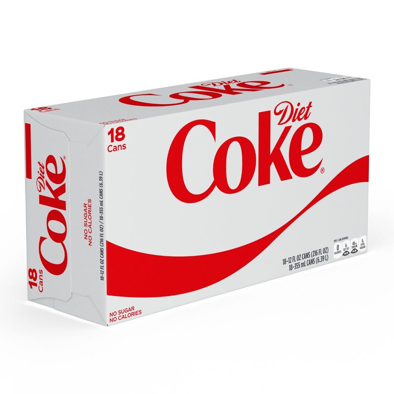 Diet Coke - 18pk/12 fl oz Cans, 2 of 4