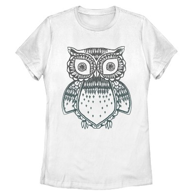 Women's Lost Gods Sunflower Owl T-Shirt