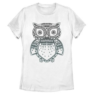 Women's Lost Gods Sunflower Owl T-Shirt - 1 of 4
