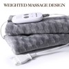 COZONY Weighted Heating Pad with Soothing Vibration, 3 Warmth Levels & 3 Massage Modes, Auto Timer, Portable - 3 of 4