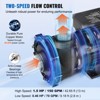 VEVOR 2 Speed SPA Pump, 48-Frame, AC 110-120V Hot Tub SPA Pump, 1.5HP/150GPM/42.65ft High Speed or 0.46HP/70GPM/9.18ft Low Speed, Black - 4 of 4