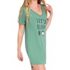 Hello Mello Women’s Let Me Sleep Lounge Sleep Shirt - 2 of 4
