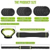 4-in1Multi-Functional Dumbbell Set,Sand Filled PE Dumbbells with Kettlebell Combo,44Lbs Sets,Multiple Sizes for Bench Press Squats, Push-Up Handles - 3 of 4