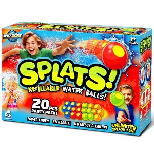 Lanard: Splats Reusable Water Balls - 20 Pack - Dunk-Throw-Refill Water Toys - 1 of 4