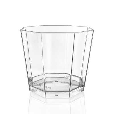 Smarty Had A Party 3.5 oz. Clear Small Square Disposable Plastic Cups (288 Cups)