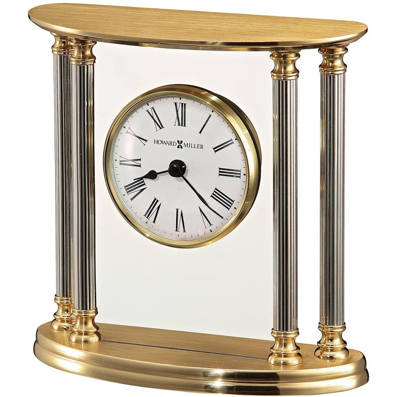 Howard Miller 645217 Howard Miller New Orleans Tabletop Clock 645217 Polished Brass, 1 of 5
