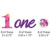Big Dot of Happiness 1st Birthday Roar Dinosaur Girl - DIY Shaped ONEasaurus Dino First Birthday Party Cut-Outs - 24 Count - 2 of 4