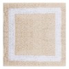 Hotel Bath Rug 100% Premium Cotton Tufted Two Tone Reversible Bathroom Rug, Soft & Water Absorbent, Machine Washable Bathmat - 4 of 4