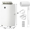 12,000 BTU Portable Air Conditioner, 3-in-1 AC with Cooling, Fan & Dehumidifier, Cools Rooms up to 550 Sq. Ft., Remote Control & 24H Timer - 4 of 4