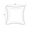 Chery Life 2 Pack Outdoor Throw Pillows, Waterproof & Fade-Resistant Patio Cushions (18x18 Inch) - 3 of 4