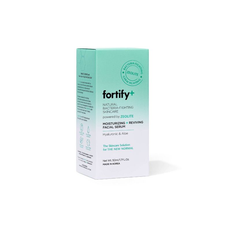 Fortify+ Natural Germ Fighting Skincare Moisturizing and Reviving Facial Serum - 1.7 fl oz, 3 of 13