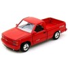 1992 Chevrolet SS 454 Pickup Truck Red 1/24 Diecast Model by Motormax - 2 of 3