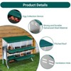 Chicken Nesting Box, Metal Nesting Boxes for Chickens, Galvanized Steel Chicken Laying Boxes, Roll Away Egg Collection with Lid Cover, Easy to Clean - 3 of 4