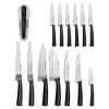 Schmidt Brothers Cutlery Carbon 6 15pc Knife Block Set: Stainless Steel Kitchen Knives, Serrated Blades, Hand Wash - 3 of 4