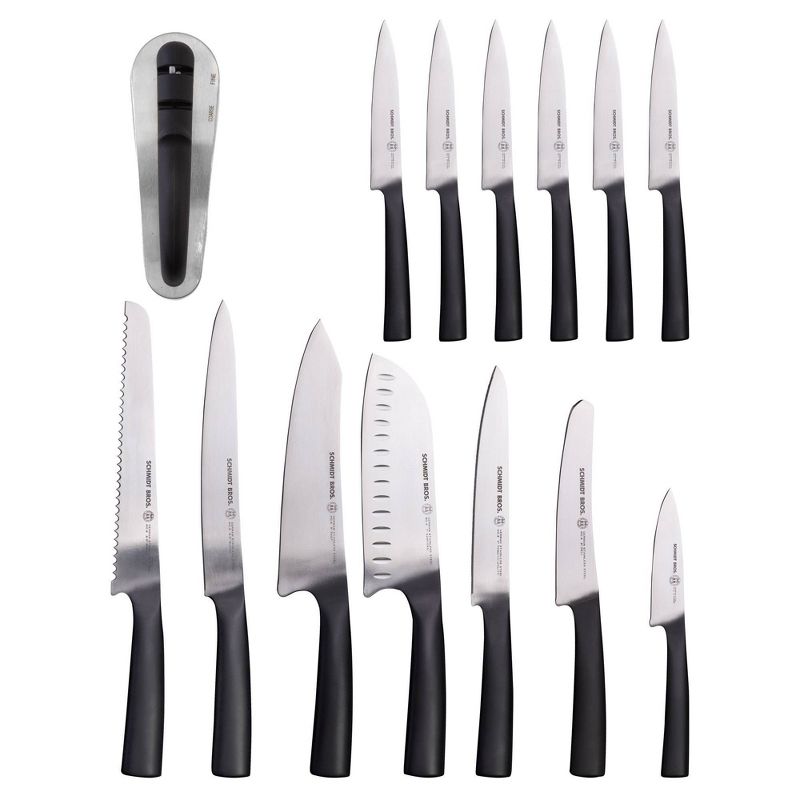 Schmidt Brothers Cutlery Carbon 6 15pc Knife Block Set, 3 of 12