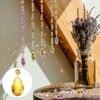 Unique Bargains Crystal Pendants Teardrop Beads for DIY Lamp Arts Crafts Decoration 10 Pcs - 4 of 4