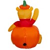 Gemmy Airblown Inflatable Pooh in Pumpkin Disney, 3 ft Tall, Multicolored - 4 of 4