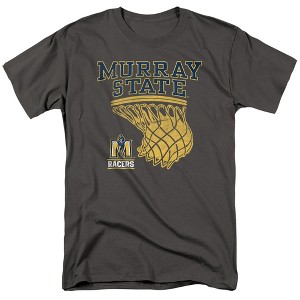 Murray State University Basketball Hoop Adult T-Shirt Black - 1 of 4