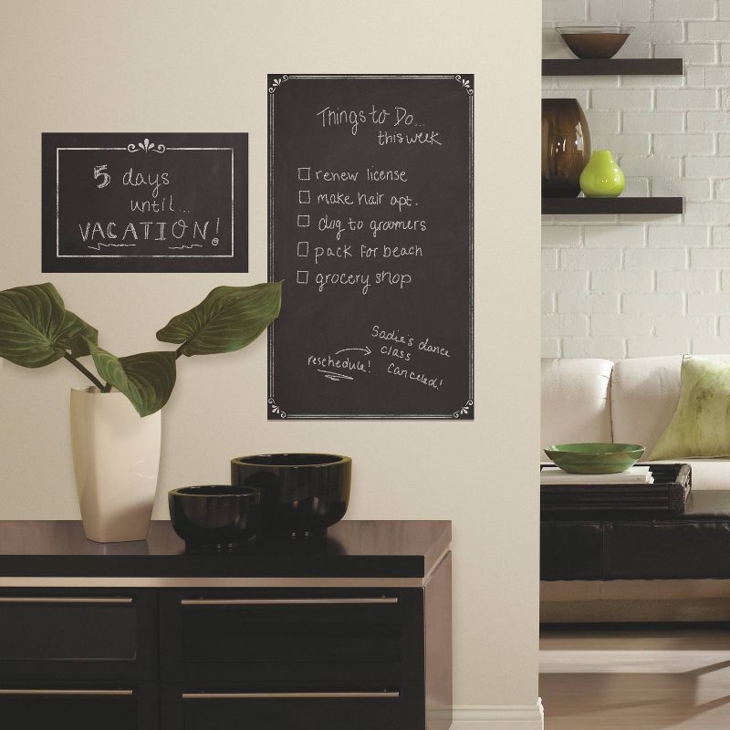 Decorative Chalkboard Peel and Stick Giant Wall Decal - RoomMates, 3 of 7