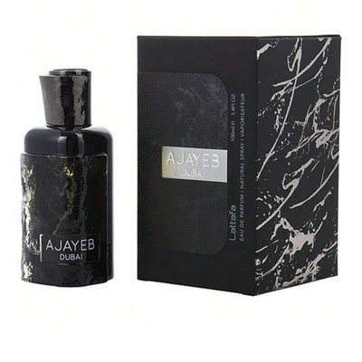 Lattafa Ajayeb Dubai By Lattafa Unisex Pineapple, Saffron, Vanilla, Butterscotch, Sandalwood  Eau De Parfum Spray 3.4 Oz