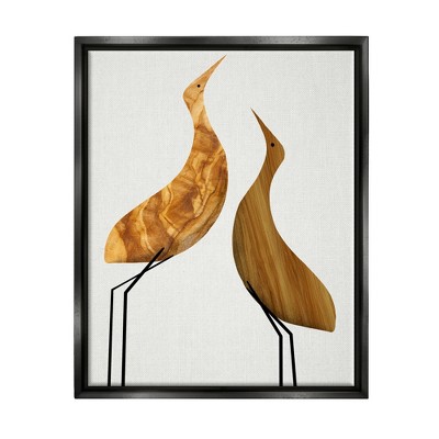 Stupell Industries Modern Rustic Tree Patterned Birds Minimal Abstract ...