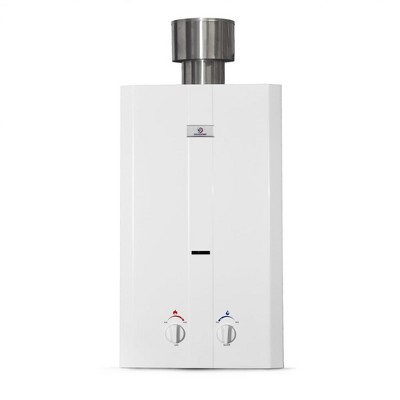 Eccotemp L10 Portable Outdoor Camping 3.0 GPM 20 to 80 PSI Propane Powered Tankless Hot Water Heater, 3.0 GPM, 20 to 80 PSI, White