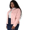 Agnes Orinda Women's Plus Size Classic Denim Long Sleeve with Pockets Fashion Jean Jackets - 4 of 4