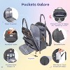 RUVALINO Large Diaper Bag Backpack, Waterproof Baby Travel Pack with Changing Pad & Stroller Straps - 3 of 4
