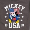 Men's - Disney - Mickey Mouse USA Flag 1928 Short Sleeve Graphic T-Shirt - 2 of 4