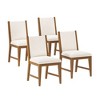Plank+Beam Solid Wood Dining Chair, Kitchen Chair with Cushion - 2 of 4