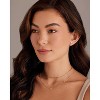 5 Pairs 14K Gold Plated Stud Earrings: Hypoallergenic Cubic Zirconia Set in Stainless Steel - 4 of 4
