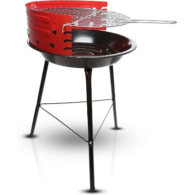 GasOne 16-inch Portable Charcoal Grill – Barbecue Grill with 4 Levels for Flame Control – Dual Venting System – for Backyard, Camping, Boat