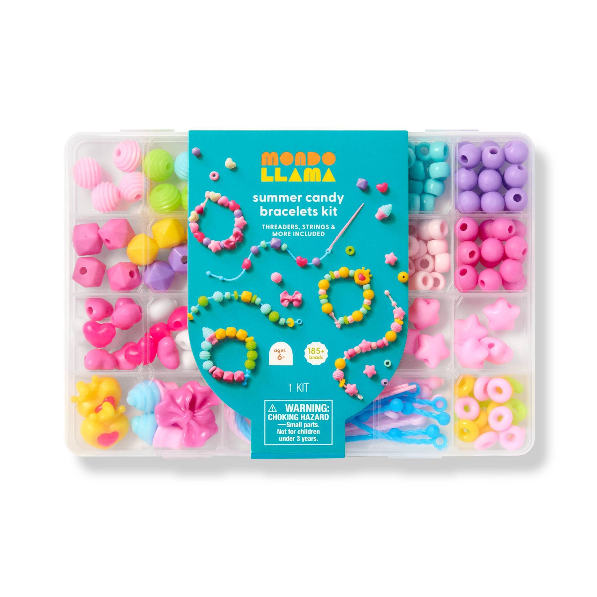 Summer Craft Beaded Friendship Bracelet Activity Kit - Mondo Llama™