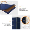 Pellebant Vertical Dresser for Bedroom Storage Tower 5-Drawer Steel Frame Wood Top Easy Pull Non-woven Fabrics Drawer - 3 of 4